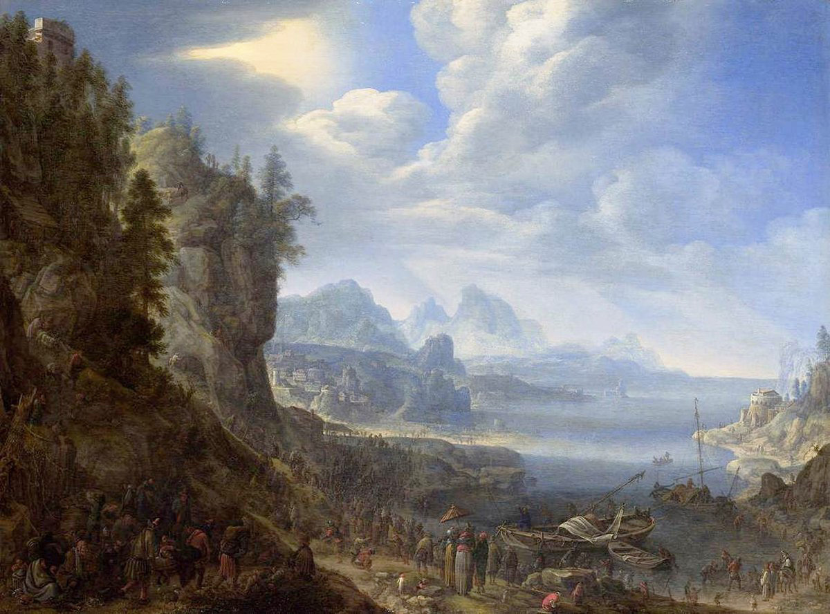 christ teaching from saint peter s boat